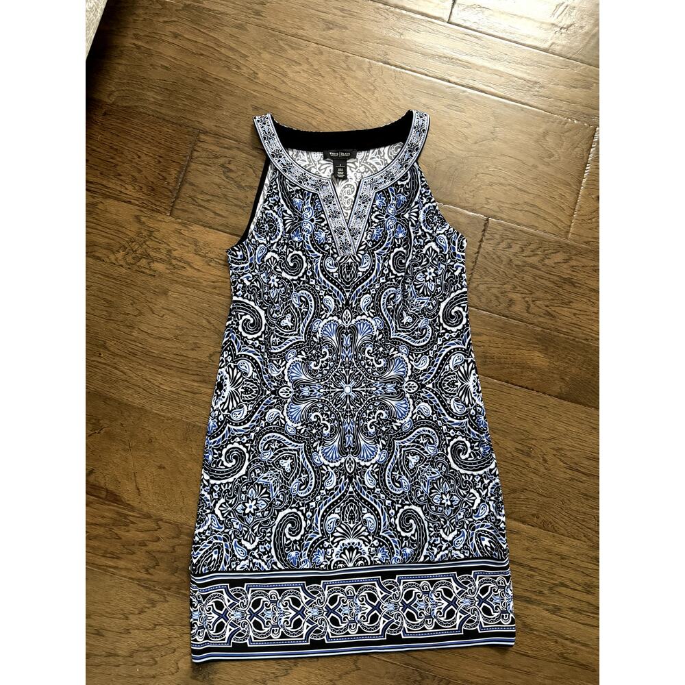 White House Black Market Medallion Dress‎ - Size S